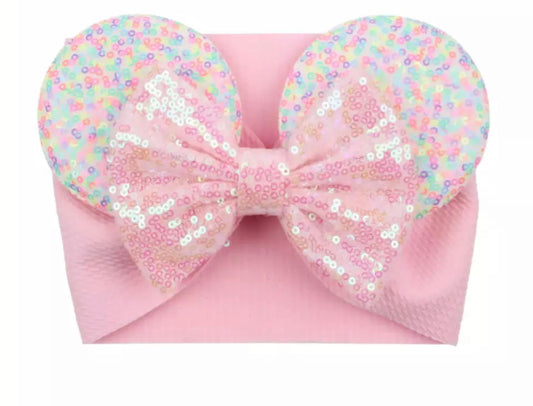 Cotton Candy Pink Minnie Ears